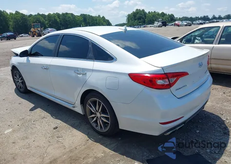 2015 Hyundai Sonata Sport 2.0T from USA, damaged, VIN 5NPE34AB0FH079766